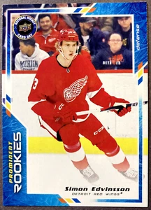 2023-24 Upper Deck Prominent Rookies #NHCD-8 Simon Edvinsson Detroit Red Wings - Picture 1 of 1