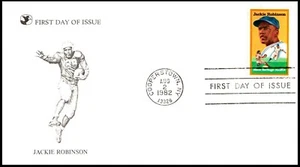 2016 Jackie Robinson FDC Black Heritage, Reader's Digest Cachet, UA, POF - Bild 1 von 3