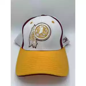 Rare Reebok Washington Redskins Hat Men’s One Size Cap White NFL - Picture 1 of 3