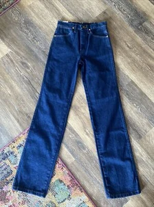 USA Deadstock Wrangler Men's 27x34 Cowboy Cut Original Fit Denim Stiff Jean NOS - Picture 1 of 8
