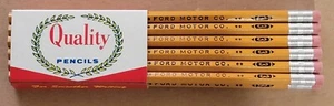 VINTAGE FORD MOTOR COMPANY PENCILS ( NEW OLD STOCK) 12 PENCILS - Picture 1 of 2