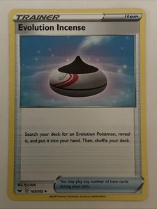 Pokémon TCG Sword & Shield Base Set Evolution Incense 163/202 NM - Picture 1 of 2