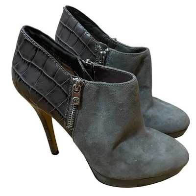Botines de tobillo de gamuza gris Sammy 8.5 para mujer de Michael Kors con tacón de aguja Foto 1 de 4