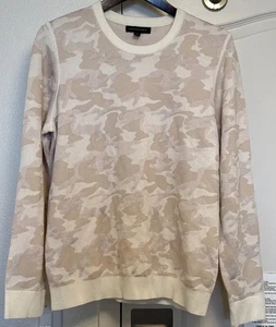Banana Republic Damen XL Camouflage Pullover Pulli Rosa Blush Mängel - Bild 1 von 9