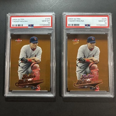2004 Ultra Yadier Molina #375 Rookie RC PSA 10 Gem Mint Fresh Brand New Slab JL - Image 1 of 4