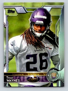 2015 Topps #421 Trae Waynes Minnesota Vikings Rookie - Imagen 1 de 2