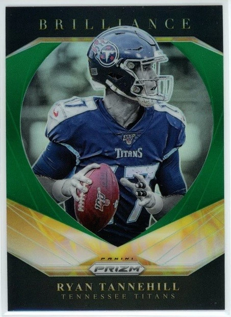 Ryan Tannehill 2020 Panini Prizm #6 Tennessee Titans Brilliance Prizms Green - Image 1 of 1