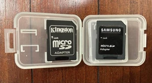 Kingston and Samsung Micro SD Adapter MicroSD to SD SDHC SDXC Adapter - Picture 1 of 1