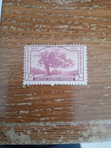 Connecticut Tercentenary USA 3 Cents Unused Postage Stamp Scott#772 - Picture 1 of 2