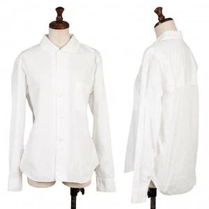 BLACK COMME des GARCONS Cotton Round Collar Shirt Size S(K-134974) - Picture 1 of 12