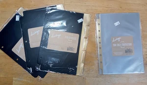 Lote de mini divisores de media hoja Divoga (3 paquetes) y protectores de hoja (1 paquete) nuevo en paquete - Imagen 1 de 3