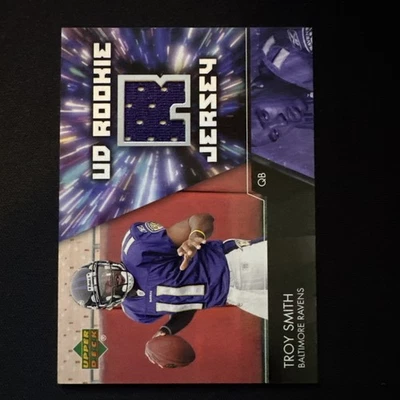 Troy Smith JSY RC 2007 Upper Deck Rookie Jerseys # TS - Image 1 of 4