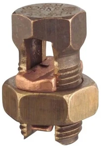 Neu Box mit 100 Thomas & Betts Blackburn 6H3 Split-Bolt Connector - Bild 1 von 1
