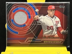 2014 TOPPS IAN DESMOND #TR-ID TRAJECTORY GAME USED RELIC JERSEY NATIONALS - Picture 1 of 2