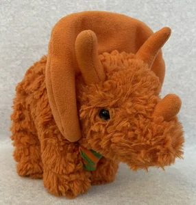 Entzückendes Manhattan Spielzeug orange Triceratops Plüschtier Stofftier weich kuschelig 10 Zoll - Bild 1 von 6