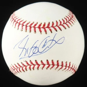 Rico Carty Atlanta Braves Signed OML Baseball with Ball Cube (JSA) - Picture 1 of 2