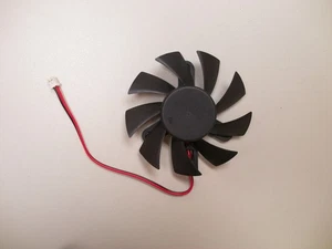 Cooler Fan For XFX HD5750 HD5770 HD7750 HD7770 PLA08015S12HH 75mm Graphics Card - Afbeelding 1 van 3