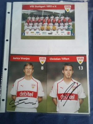 original signierter Autogrammkartensatz VFB Stuttgart 2004/05 - Bild 1 von 4