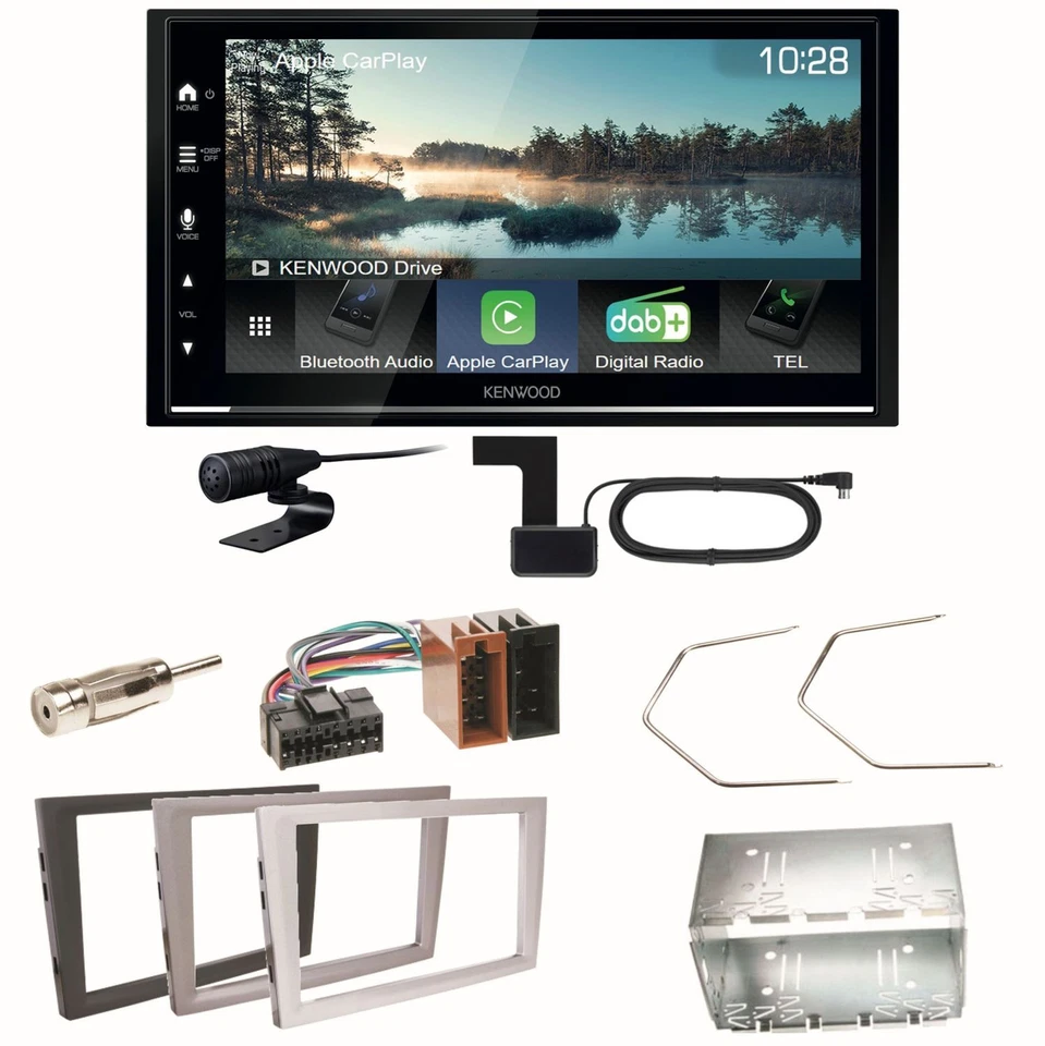 Kenwood DMX7722DABS Android Auto Einbauset für Opel Vectra C Signum Corsa Combo - Bild 1 von 1