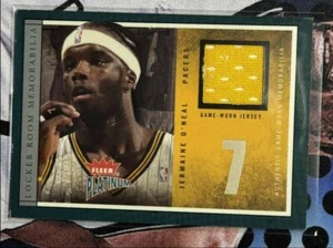 2003-04 Fleer Platinum Locker Room Memorabilia Jermaine O'Neal Indiana Pacers - Picture 1 of 2