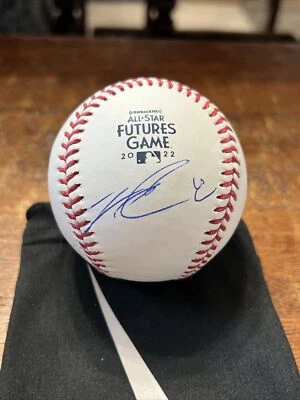 Zac Veen Signed 2022 Futures Game Baseball Psa Dna Coa Rockies Autographed - Image 1 of 4
