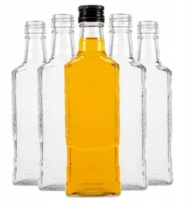 Glasflaschen 250ml Leere Flasche Kappe Weinflasche Tinkturflasche Liköre Saft MO - Bild 1 von 7