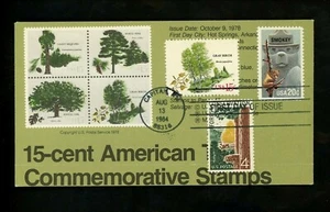 Ranto Cachet US FDC #2096 on 1764-67 w/ 1122 Smokey bear American Trees 1984 - Picture 1 of 2