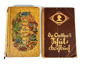 Vintage German Lot 2  Cookbooks Dr Oetker Schulkochbuch 1930 Das gelbe Rochbuch - Picture 1 of 24