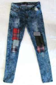 Jeans patchwork Roma Premium donna taglia 6 30 x 32 - Foto 1 di 5