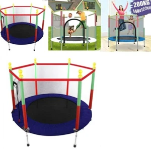 Trampolin Kindertrampolin Sicherheitsnetz Indoor Minitrampolin Fitness 200kg DE - Bild 1 von 8
