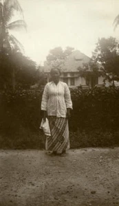Indonesia Sumatra People Study Portrait Old Photo 1930 - Imagen 1 de 3