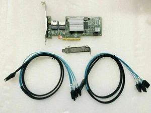Dell H200 6Gbps HBA LSI 9211 P20 IT Mode ZFS FreeNAS unRAID + 2* SATA Cable - Picture 1 of 4