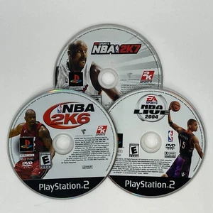 NBA Live 2004, NBA 2K 6 & 7 Bundle (PlayStation 2, PS2) getestete Discs - Bild 1 von 3