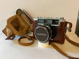 1960'S YASHICA LYNX-1000 Vintage w/ Leather Case WORKING - Picture 1 of 6