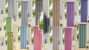 1 STCK. GEOMETRISCH BEDRUCKTE ÖSEN VOILE DURCHSICHTIG FLÄCHENVORHANG BEHANDLUNG #S38 - Bild 1 von 32