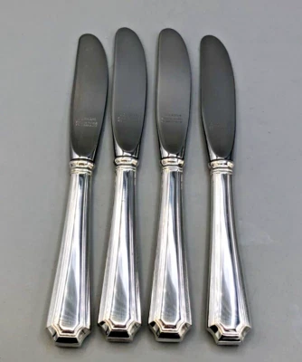 Fairfax por Gorham Juego de 4 Cuchillos de Mantequilla de Plata de Ley 6 1/8", ligeramente usados Foto 1 de 4