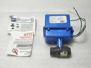 Spears E1406-005 Ball Valve, Electro Actuated, Threaded, EPDM 1/2" Size PVC, N£W - Picture 1 of 10