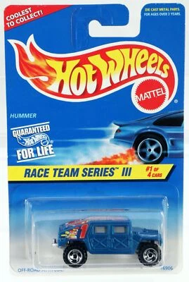 Hot Wheels Hummer Race Team Series III #16906 New NRFP 1996 Blue 1:64 - Image 1 of 4