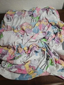 Tessuto muppet vintage Miss Piggy Kermit doppio foglio Henson - Foto 1 di 3