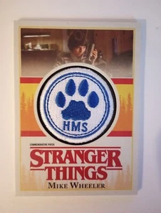 Stranger Things Trading Card Base Commemorative Patch Card Mike Wheeler P-MW MT - Picture 1 of 2