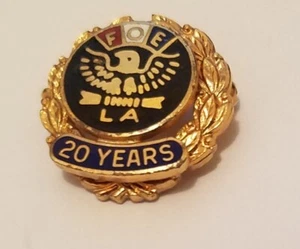 (3) 20 YEAR FOE FRATERNAL ORDER OF THE EAGLES MEMBERSHIP PINS / STILL SEALED - Picture 1 of 3