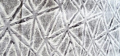 ITALIA Damasco GRIS 3D Restos TAMAÑO W 17" x 3yd Foto 1 de 4