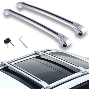 2pcs Silver Crossbar Roof Rail Cross Bar fit for JEEP Cherokee 2014-2020 - Picture 1 of 9