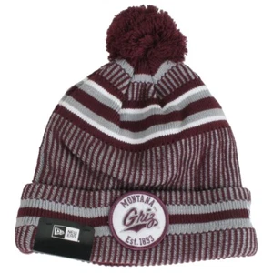 Montana Grizzlies New Era Patch Sport Knit Beanie - Picture 1 of 1