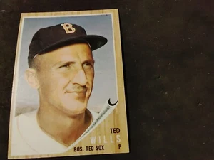1962 Topps #444 Ted Wills Boston Red Sox Baseball Card EX+ - Picture 1 of 2