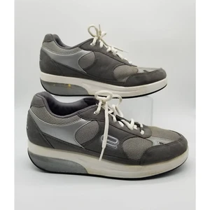 TENEVIS Mens Cardiff Walking Shoe Comfort Sneakers SIZE 9 Gray Orthotic - Picture 1 of 9