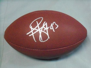steelers team autographed football