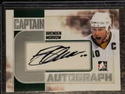 2011-12 Captain C BRENDAN MORROW Autograph SILVER! #ABMO Dallas Stars! - Image 1 of 2