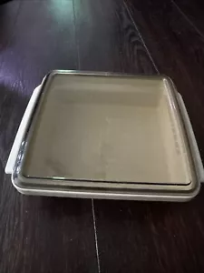 Vintage LittonWare Microwave Ovenware Storage Container With Smokey Colored Lid - Picture 1 of 7