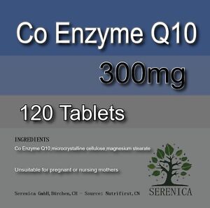 Ubiquinol Co Enzyme Q10 300mg COQ10 Advanced x 120 Tablets
